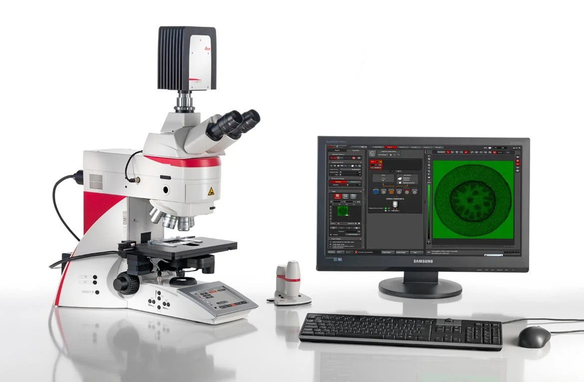 The Leica DM6 B Upright Microscope includes the Leica DFC7000 T Camera and LAS X Software.